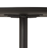 Maysun - Design Eettafel - PAREL Zwart Ø 120cm