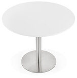 Maysun - Design Eettafel - GINA Wit Ø 90cm