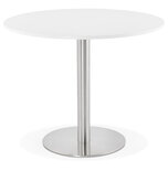 Maysun - Design Eettafel - GINA Wit Ø 90cm