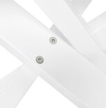 Maysun - Design Eettafel - VIVIAN Wit - Wit 180x90cm
