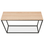 Maysun - Sidetable - MARITH - Naturel - Zwart 35x120x75cm