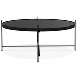 Maysun - Salontafel - ELIZE BIG - Zwart Ø83x35cm