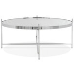 Maysun - Salontafel - ELIZE BIG - Chroom Ø83x35cm