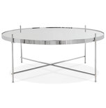 Maysun - Salontafel - ELIZE BIG - Chroom Ø83x35cm