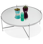 Maysun - Salontafel - ELIZE BIG - Chroom Ø83x35cm