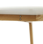 Maysun - Salontafel - KIRSTEN - Wit Ø90x45cm