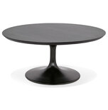 Maysun - Salontafel - SUNNA - Zwart - Zwart Ø90x39,5cm