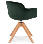 Maysun - Design Stoel - MARLON Groen - Naturel