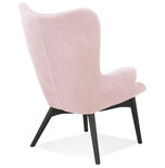 Maysun - Design Fauteuil - MELODIE Roze - Zwart