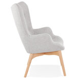 Maysun - Design Fauteuil - YOSHA Grijs - Naturel