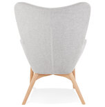 Maysun - Design Fauteuil - YOSHA Grijs - Naturel