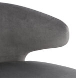 Maysun - Design Fauteuil - MEGAN Grijs - Zwart