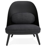 Maysun - Design Fauteuil - KAJAL Zwart - Donkergrijs