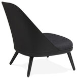 Maysun - Design Fauteuil - KAJAL Zwart - Donkergrijs