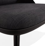 Maysun - Design Fauteuil - KAJAL Zwart - Donkergrijs