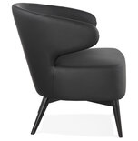 Maysun - Design Fauteuil - MILEY Zwart - Zwart