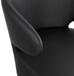 Maysun - Design Fauteuil - MILEY Zwart - Zwart