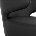 Maysun - Design Fauteuil - MILEY Zwart - Zwart