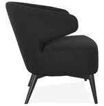 Maysun - Design Fauteuil - MILLY Zwart - Zwart