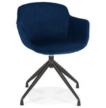 Maysun - Design Stoel - KYLIE Blauw - Zwart