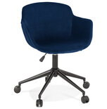 Maysun - Design Bureaustoel - SKY Blauw - Zwart