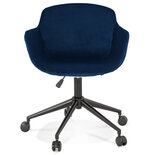 Maysun - Design Bureaustoel - SKY Blauw - Zwart