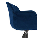 Maysun - Design Bureaustoel - SKY Blauw - Zwart