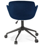 Maysun - Design Bureaustoel - SKY Blauw - Zwart