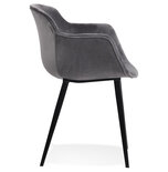 Maysun - Design Stoel - LOREEN Grijs - Zwart