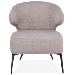 Maysun - Design Fauteuil - OPHELIE Grijs - Zwart