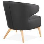 Maysun - Design Fauteuil - MILEY Zwart - Naturel