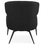 Maysun - Design Fauteuil - OPHELIE Zwart - Zwart