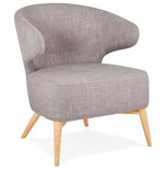 Maysun - Design Fauteuil - MILLY Grijs - Naturel