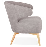 Maysun - Design Fauteuil - MILLY Grijs - Naturel