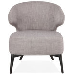 Maysun - Design Fauteuil - MILLY Grijs - Zwart