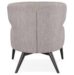 Maysun - Design Fauteuil - MILLY Grijs - Zwart