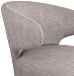 Maysun - Design Fauteuil - MILLY Grijs - Zwart