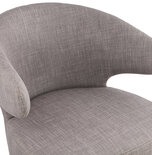 Maysun - Design Fauteuil - MILLY Grijs - Zwart