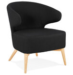 Maysun - Design Fauteuil - MILLY Zwart - Naturel