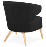 Maysun - Design Fauteuil - MILLY Zwart - Naturel