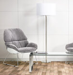 Maysun - Design Fauteuil - SHELLEY Lichtgrijs