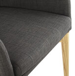 Maysun - Design Fauteuil - GENEVA Donkergrijs