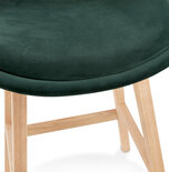 Maysun - Design Barkruk - BABETTE MINI Groen - Naturel