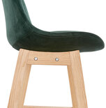 Maysun - Design Barkruk - BABETTE MINI Groen - Naturel