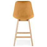 Maysun - Design Barkruk - BABETTE MINI Mustard - Naturel