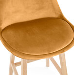 Maysun - Design Barkruk - BABETTE MINI Mustard - Naturel