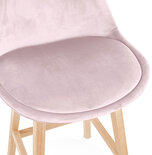 Maysun - Design Barkruk - BABETTE Roze - Naturel