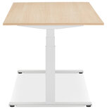 Maysun - Elektrisch Zit-Sta Bureau - DUNCAN Naturel - Wit 160x80cm