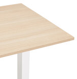 Maysun - Elektrisch Zit-Sta Bureau - DUNCAN Naturel - Wit 160x80cm