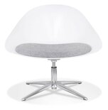 Maysun - Fauteuil - KOPENHAGEN Wit - Grijs